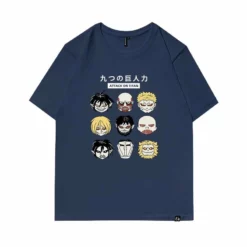 New Attack On Titan Nine Titans Summer T-shirt -accessories outlet store navyblue ce26b5f4 03fe 42f4 9907 642cb1544e37 2048x