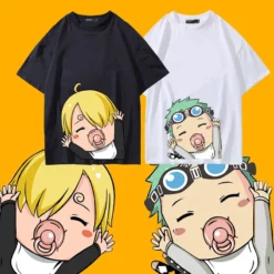 New One Piece Baby Zoro And Sanji Summer T-shirt