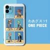 New One Piece Jaw-dropping Grid IPhone Case