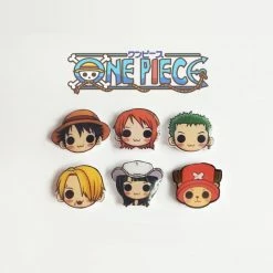 New One Piece Straw Hat Crew Silver Stud Earrings