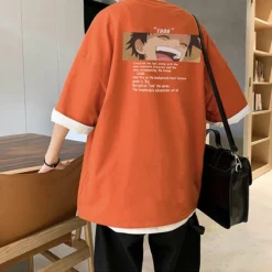 New One Piece Stampede Monkey D.Luffy Squinting With Smiling T-shirt -accessories outlet store orangeluffy 2048x