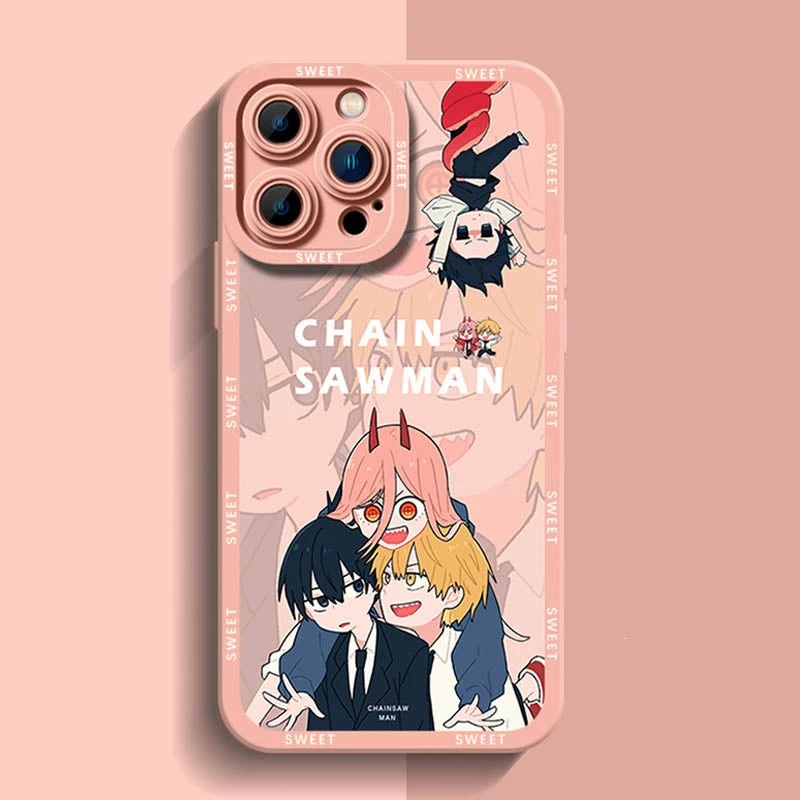 New Chainsaw Man Chibi Style IPhone Cases 4 New Chainsaw Man Chibi Style IPhone Cases - Image 4