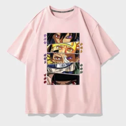 New Naruto Shippuden Memebers Serious Eyes Summer T-shirt -accessories outlet store pink e824c69a 8fd6 4508 8e0f 749d527c0318 2048x