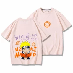 New Chibi Naruto & Hinata Matching Couples Graffiti Summer T-shirt