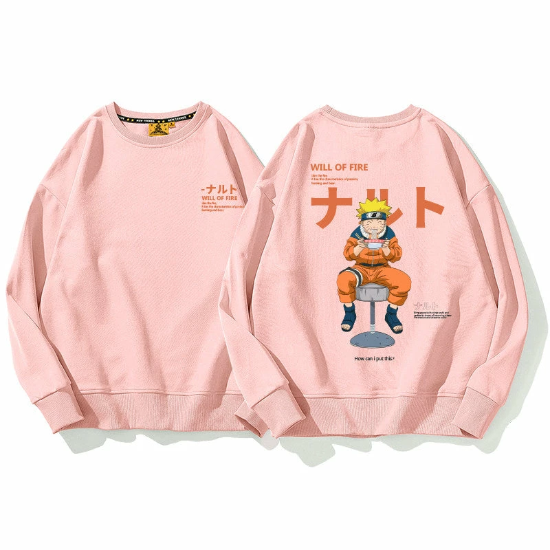 New Naruto, Kakashi & Gaara Will Of Fire Pullover Sweatshirt 14 New Naruto, Kakashi & Gaara Will Of Fire Pullover Sweatshirt - Image 14
