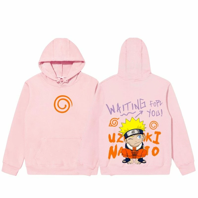 New Chibi Naruto & Hinata Matching Couples Graffiti Hoodie 8 New Chibi Naruto & Hinata Matching Couples Graffiti Hoodie - Image 8