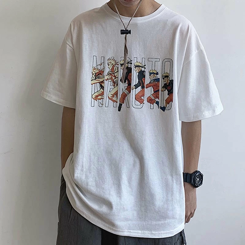 New Naruto Shippuden Naruto Running Summer T-shirt 3 New Naruto Shippuden Naruto Running Summer T-shirt - Image 3