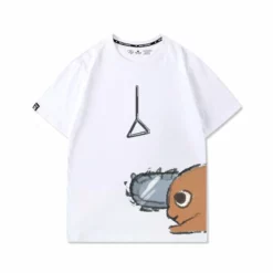 New Chainsaw Man Cute Pochita Summer T-shirt 26 New Chainsaw Man Cute Pochita Summer T-shirt -accessories outlet store pochitawhite3 2048x