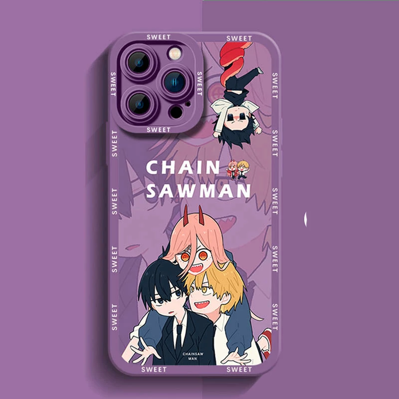 New Chainsaw Man Chibi Style IPhone Cases 1 New Chainsaw Man Chibi Style IPhone Cases