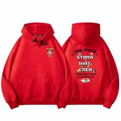 New One Piece To Become The King Of The Pirates Hoodie -accessories outlet store red 2048x