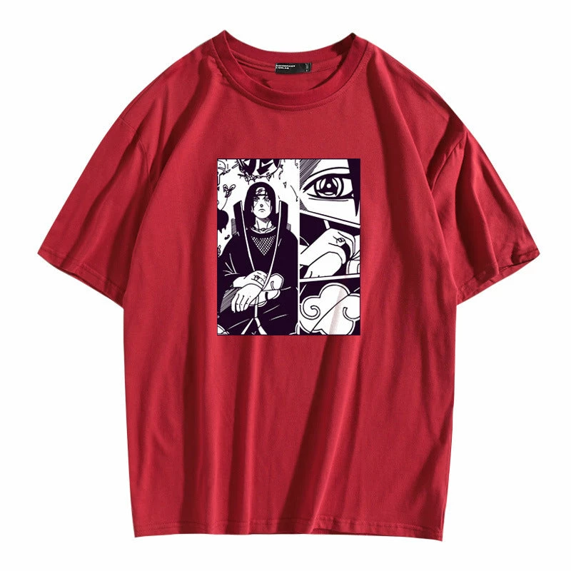 New Itachi Uchiha Mangekyō Sharingan Summer T-shirt 3 New Itachi Uchiha Mangekyō Sharingan Summer T-shirt - Image 3
