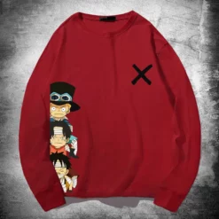 Circumtoy One Piece Cartoon Luffy, Ace And Sabo Crossmark Long-Sleeve Tee 11 Circumtoy One Piece Cartoon Luffy, Ace And Sabo Crossmark Long-Sleeve Tee -accessories outlet store red b37aaa7f 5370 44e2 89cd 5b706e3370b8 2048x