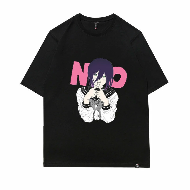 New Chainsaw Man Denji And Reze Couple Matching T-shirt 6 New Chainsaw Man Denji And Reze Couple Matching T-shirt - Image 6