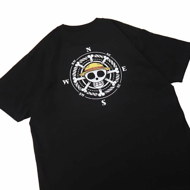 New One Piece Straw Hat Pirates Skull Logo Summer T-shirt 2 New One Piece Straw Hat Pirates Skull Logo Summer T-shirt - Image 2