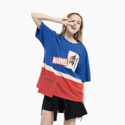 New Marvel Logo & Chibi Superheroes Summer Tee -accessories outlet store spiderman tee 2048x