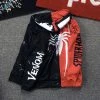 Circumtoy Spider-Man VS Venom Half Faced Zip Up Hoodie