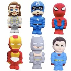 Circumtoy Super Heroes Pressure Relief Relaxing Toys