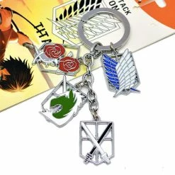Circumtoy Attack On Titan Pendant Metal Keychain