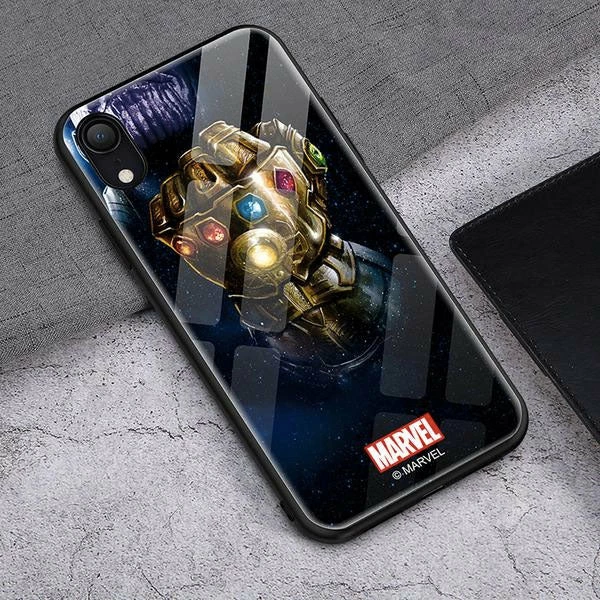 Circumtoy Iron Man / Captain Marvel / Thanos Tempered Glass IPhone Case 3 Circumtoy Iron Man / Captain Marvel / Thanos Tempered Glass IPhone Case - Image 3