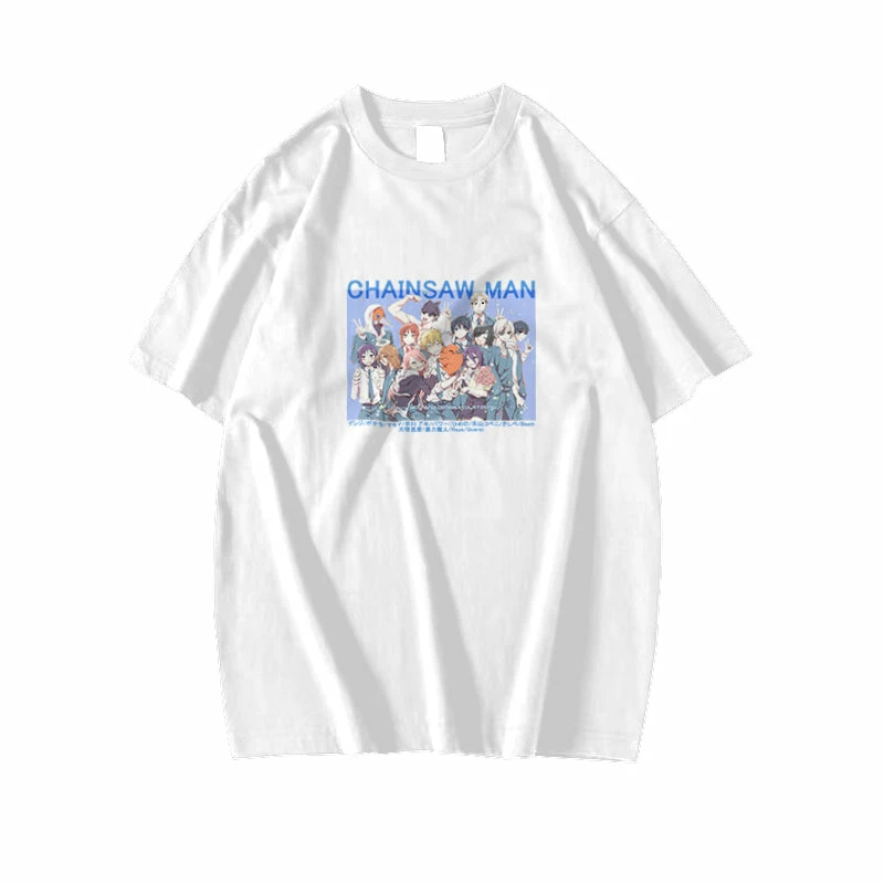 New Chainsaw Man Character Collection Summer T-shirt 3 New Chainsaw Man Character Collection Summer T-shirt - Image 3