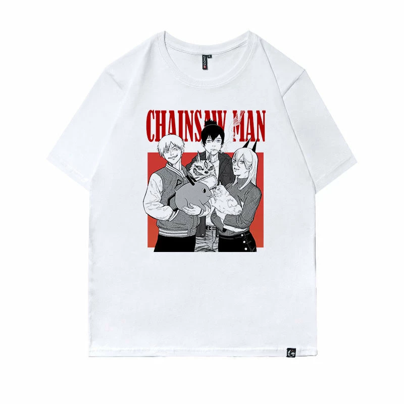 New Chainsaw Man Three Devil Hunters T-shirt 3 New Chainsaw Man Three Devil Hunters T-shirt - Image 3