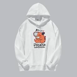 New Chainsaw Man Pochita Hoodie -accessories outlet store white 0e263197 f994 450b 8502 80fc876da2e3 2048x
