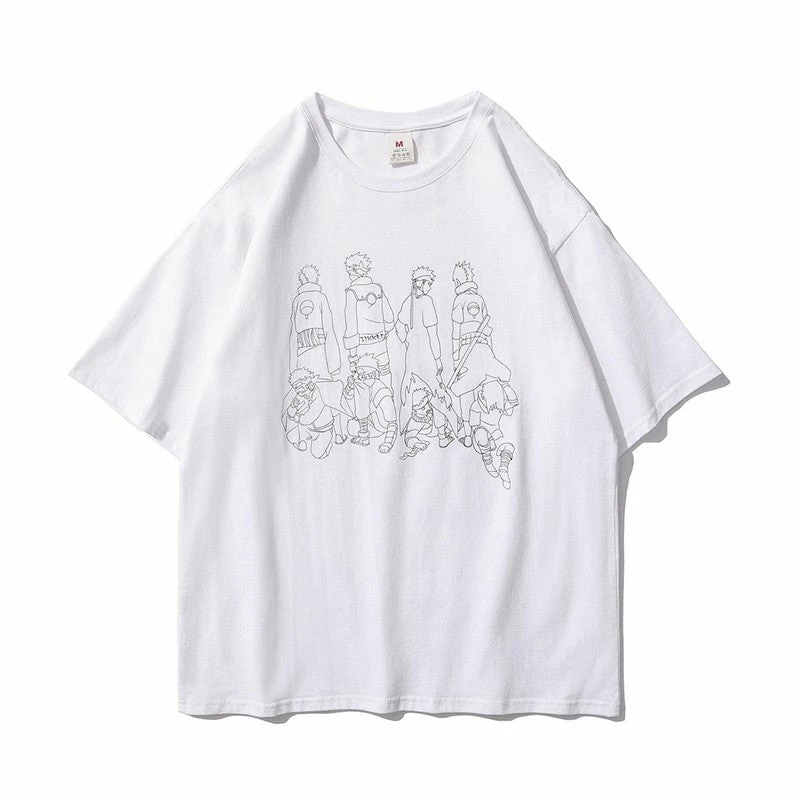 New Naruto Shippuden Sketch Summer T-shirt 7 New Naruto Shippuden Sketch Summer T-shirt - Image 7