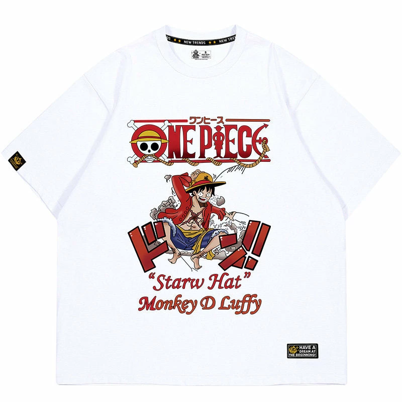New One Piece Monkey D. Luffy Falling Down Summer T-shirt 4 New One Piece Monkey D. Luffy Falling Down Summer T-shirt - Image 4