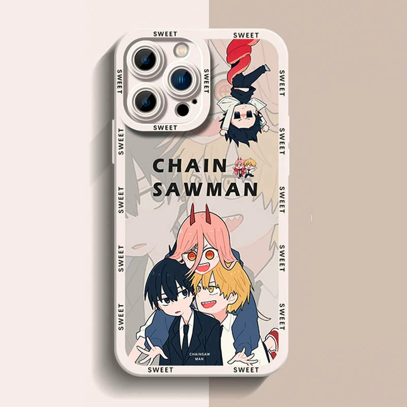 New Chainsaw Man Chibi Style IPhone Cases 3 New Chainsaw Man Chibi Style IPhone Cases - Image 3