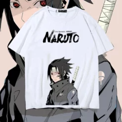 New Sasuke Uchiha Carrying Sword Summer T-shirt