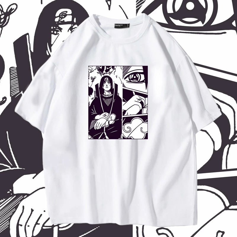New Itachi Uchiha Mangekyō Sharingan Summer T-shirt 2 New Itachi Uchiha Mangekyō Sharingan Summer T-shirt - Image 2
