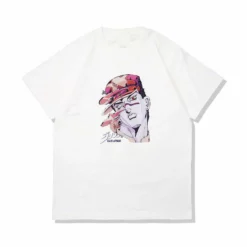 New JoJo's Bizarre Adventure Jotaro Kujo Summer T-shirt -accessories outlet store white d9f7238f 8df6 4a54 9c9d 7ff7f37a9a9a 2048x
