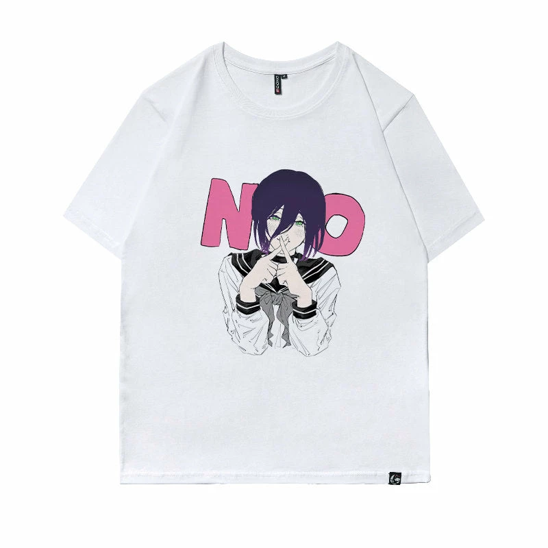 New Chainsaw Man Denji And Reze Couple Matching T-shirt 8 New Chainsaw Man Denji And Reze Couple Matching T-shirt - Image 8