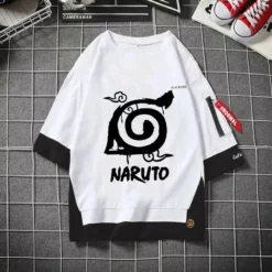 Circumtoy Naruto Logo Layered Tee -accessories outlet store white naruto 2048x