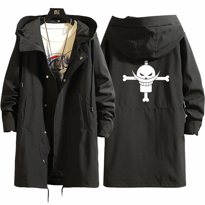 New One Piece Long Hooded Trench Coat 7 New One Piece Long Hooded Trench Coat - Image 7