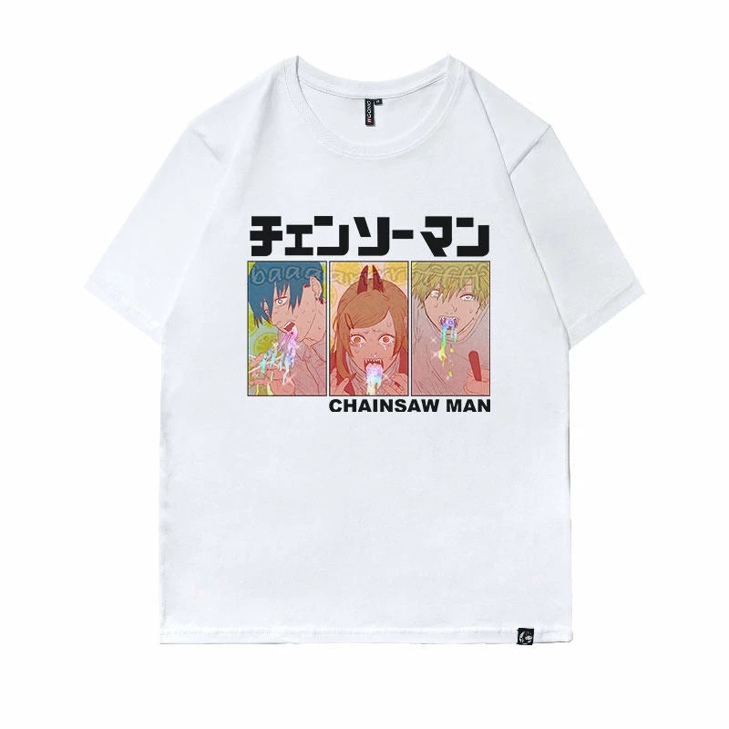 New Chainsaw Man Three Devil Hunters T-shirt 9 New Chainsaw Man Three Devil Hunters T-shirt - Image 9