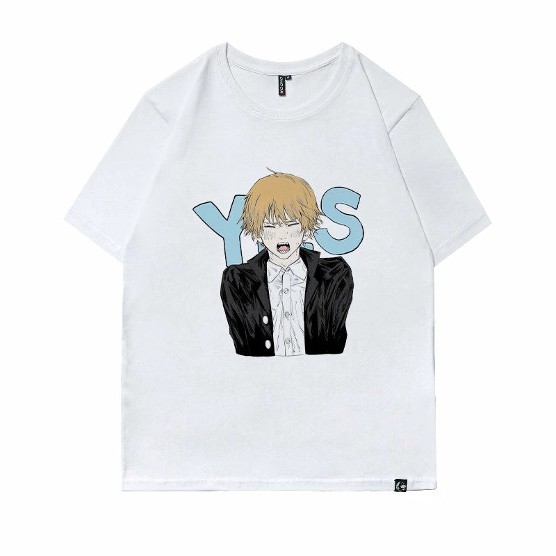 New Chainsaw Man Denji And Reze Couple Matching T-shirt 7 New Chainsaw Man Denji And Reze Couple Matching T-shirt - Image 7