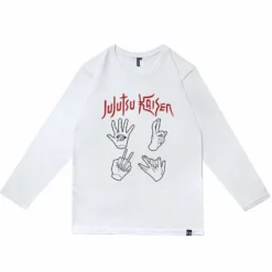 New Jujutsu Kaisen Hand Signs Long-sleeve T-shirt -accessories outlet store whitehandsign 2048x