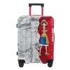 New One Piece Straw Hat Crew Carrying Suitcase