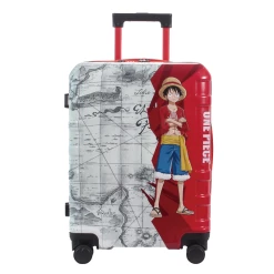 New One Piece Straw Hat Crew Carrying Suitcase