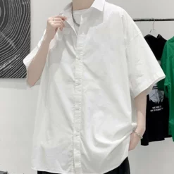 New Jujutsu Kaisen Cotton Button-up Shirt -accessories outlet store whiteshirt 2048x