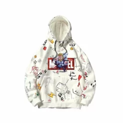 New Marvel Avengers And Logo Unisex Pullover Hoodie -accessories outlet store whitethor 2048x