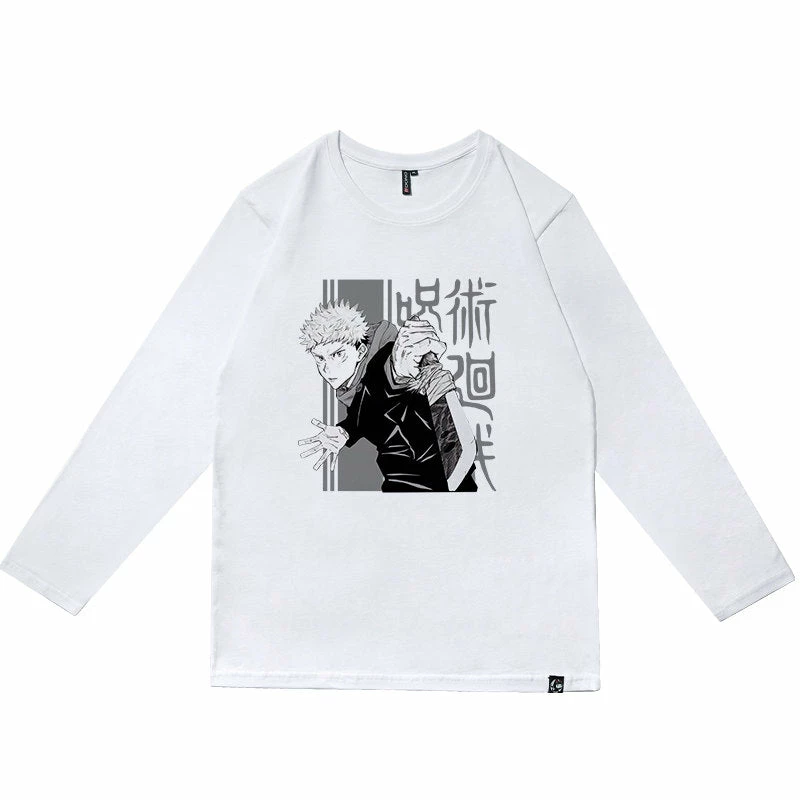 New Jujutsu Kaisen Satoru Gojo & Yuji Itador Long-sleeve T-shirt 6 New Jujutsu Kaisen Satoru Gojo & Yuji Itador Long-sleeve T-shirt - Image 6