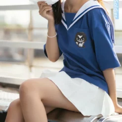 New Chibi Avengers Sailor Collar Short Sleeves Tee -accessories outlet store winter soldier 2048x