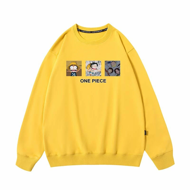 New Monkey D. Luffy Embarrassing Moments Sweatshirt 2 New Monkey D. Luffy Embarrassing Moments Sweatshirt - Image 2