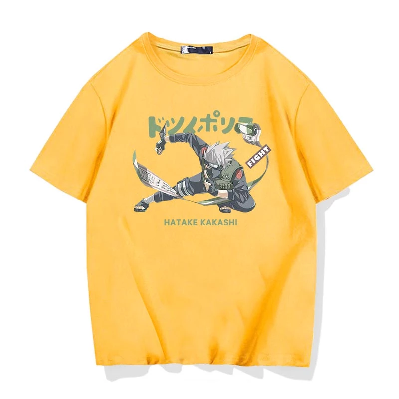 New Kakashi Hatake In Fights Summer T-shirt 3 New Kakashi Hatake In Fights Summer T-shirt - Image 3