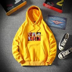 Circumtoy Super Saiyan Kid Goku And Wine Bottle Grid Hoodie -accessories outlet store yellowgoku 5312bde7 6298 4a48 8c6c 8023e35091be 2048x