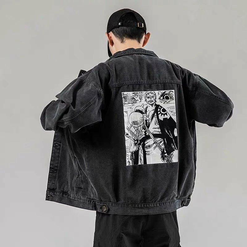 Circumtoy Wano Country Roronoa Zoro Denim Jacket 8 Circumtoy Wano Country Roronoa Zoro Denim Jacket - Image 8