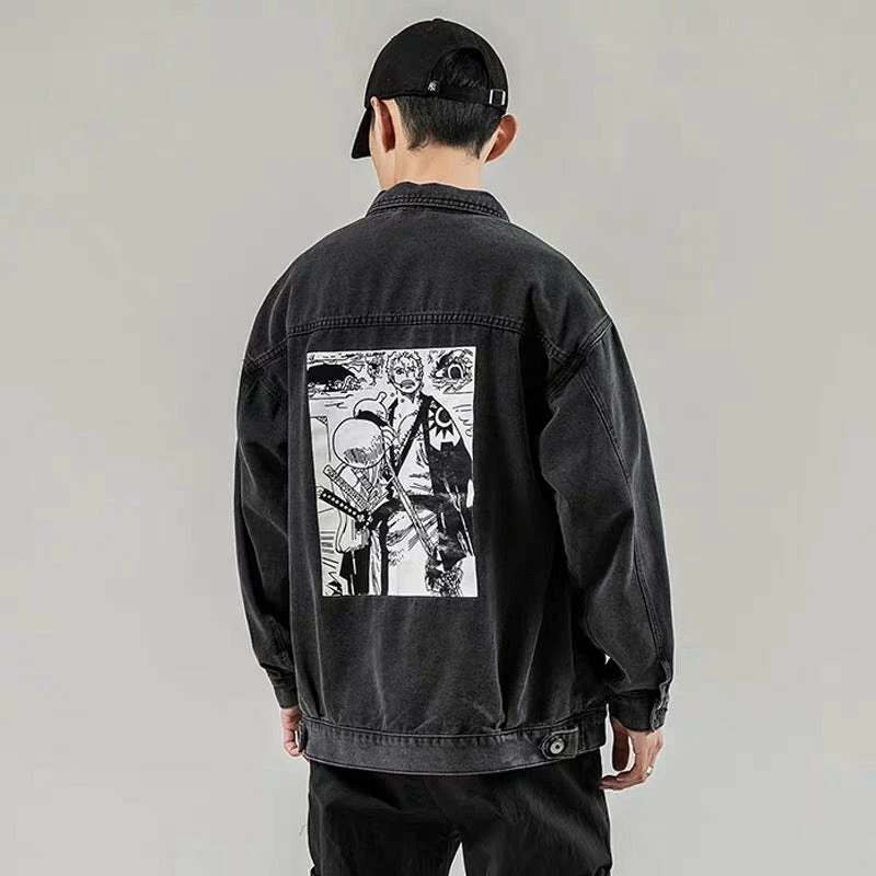 Circumtoy Wano Country Roronoa Zoro Denim Jacket 7 Circumtoy Wano Country Roronoa Zoro Denim Jacket - Image 7