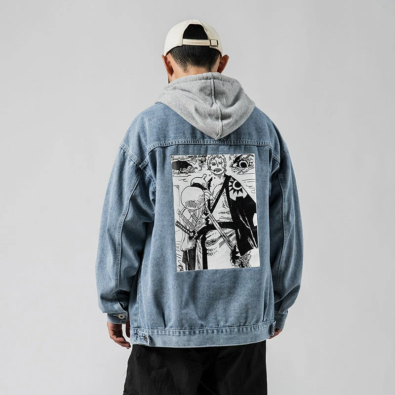 Circumtoy Wano Country Roronoa Zoro Denim Jacket 1 Circumtoy Wano Country Roronoa Zoro Denim Jacket